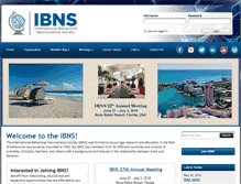 Tablet Screenshot of ibnsconnect.org